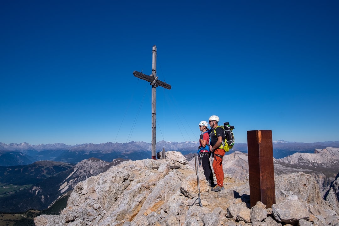 Sentiero attrezzato Sasso della Croce e Sasso delle Dieci - Gruppo di Fanes - DOLOMITY NA FERRATACH - PRZEWODNIK