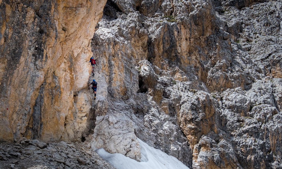 Via ferrata Oskar Schuster – być może najpiękniejsza ferrata Dolomitów. DOLOMITY NA FERRATACH - PRZEWODNIK