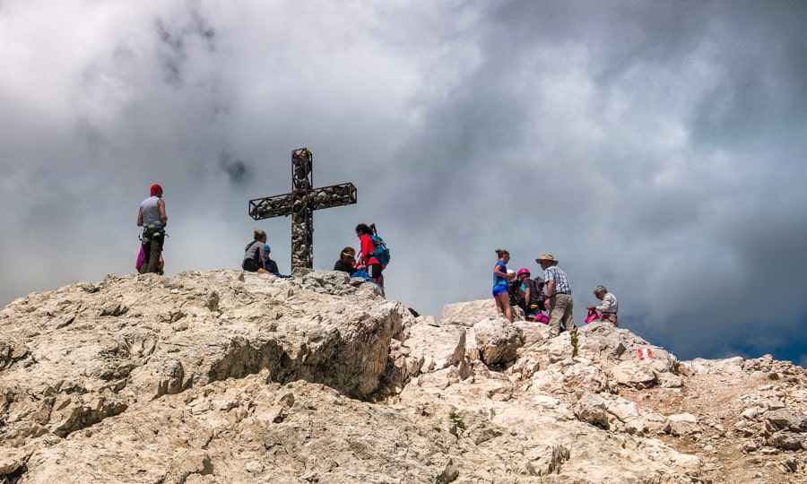 Via ferrata Oskar Schuster- Sassolungo - Sassopiatto - DOLOMITY NA FERRATACH - PRZEWODNIK