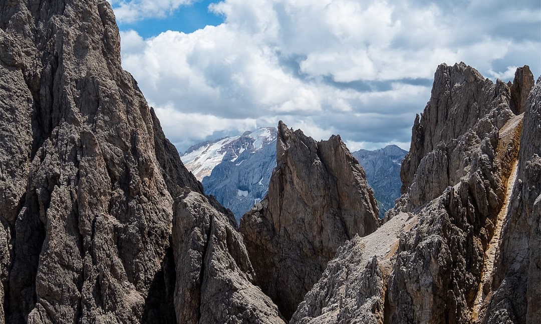 Via ferrata Oskar Schuster- Sassolungo - Sassopiatto - DOLOMITY NA FERRATACH - PRZEWODNIK