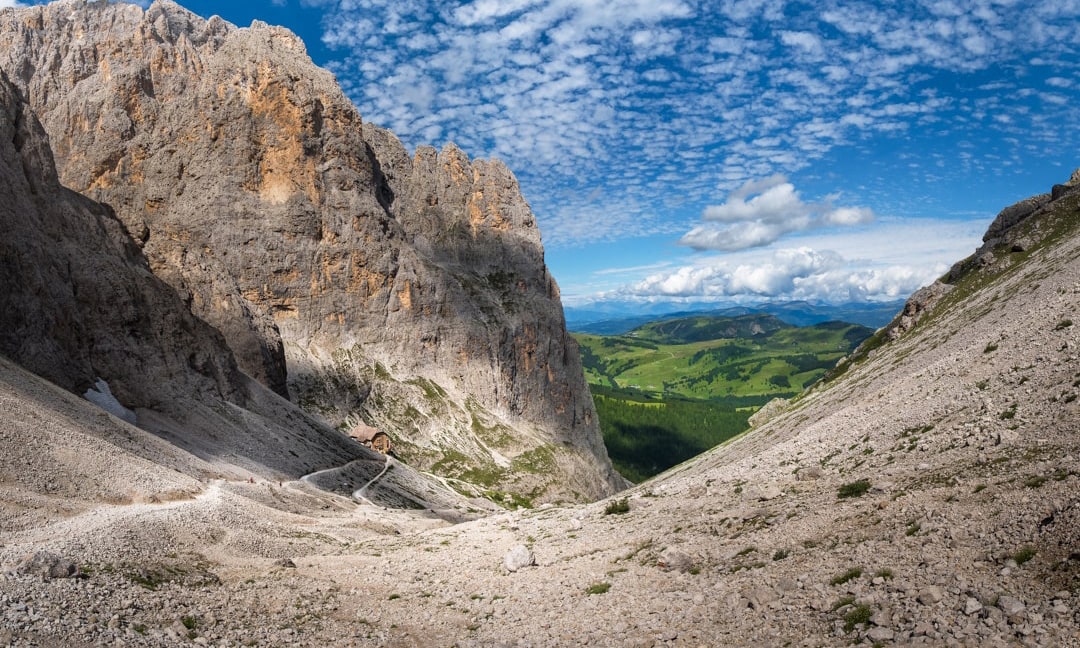 Via ferrata Oskar Schuster- Sassolungo - Sassopiatto - DOLOMITY NA FERRATACH - PRZEWODNIK