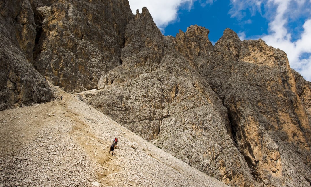 Via ferrata Oskar Schuster- Sassolungo - Sassopiatto - DOLOMITY NA FERRATACH - PRZEWODNIK