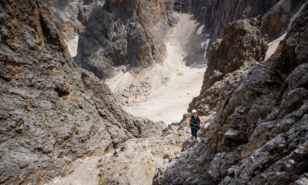 Via ferrata Oskar Schuster – być może najpiękniejsza ferrata Dolomitów. DOLOMITY NA FERRATACH - PRZEWODNIK