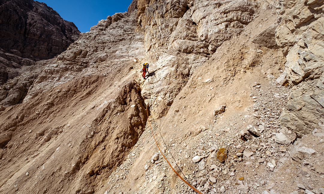 Dolomity kruche góry - Lago Sorapiss - BLOG - Ferrata Casara - Sesto - DOLOMITY NA FERRATACH - PRZEWODNIK