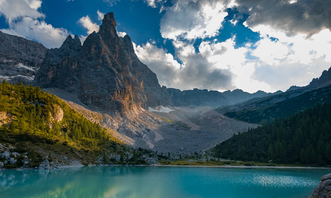 Dolomity kruche góry - Lago Sorapiss - BLOG - DOLOMITY NA FERRATACH - PRZEWODNIK