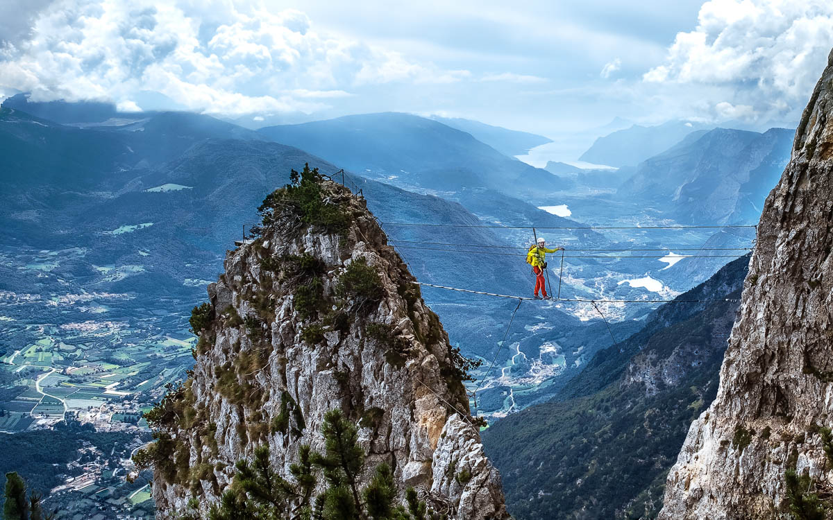 DOLOMITY NA FERRATACH - PRZEWODNIK - Paganella - Ferrata delle Aquile