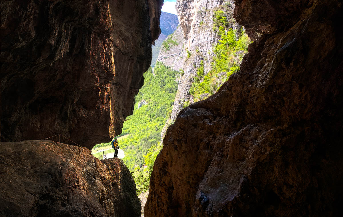 DOLOMITY NA FERRATACH - PRZEWODNIK - Via ferrata del Burrone Giovanelli