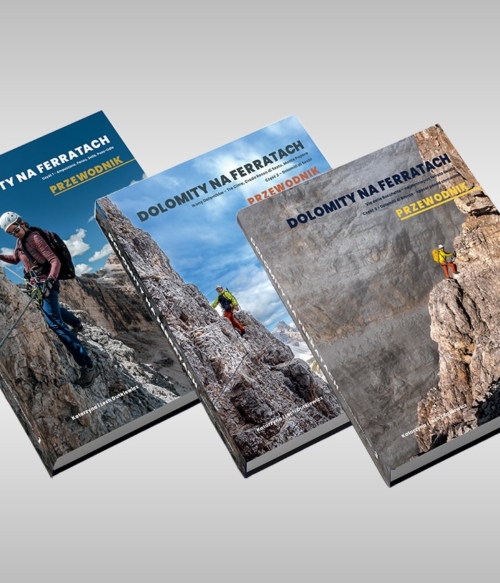 DOLOMITY NA FERRATACH - PRZEWODNIK - komplet 3 przewodników