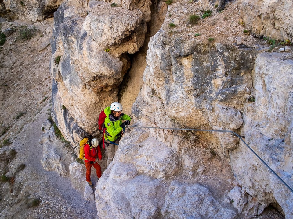 Co to jest ferrata - BLOG -Ferrata Cascate Rio Fanes