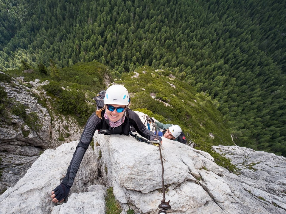 Co to jest ferrata - BLOG -Ferrata Col Rosa - DOLOMITY NA FERRATACH - PRZEWODNIK