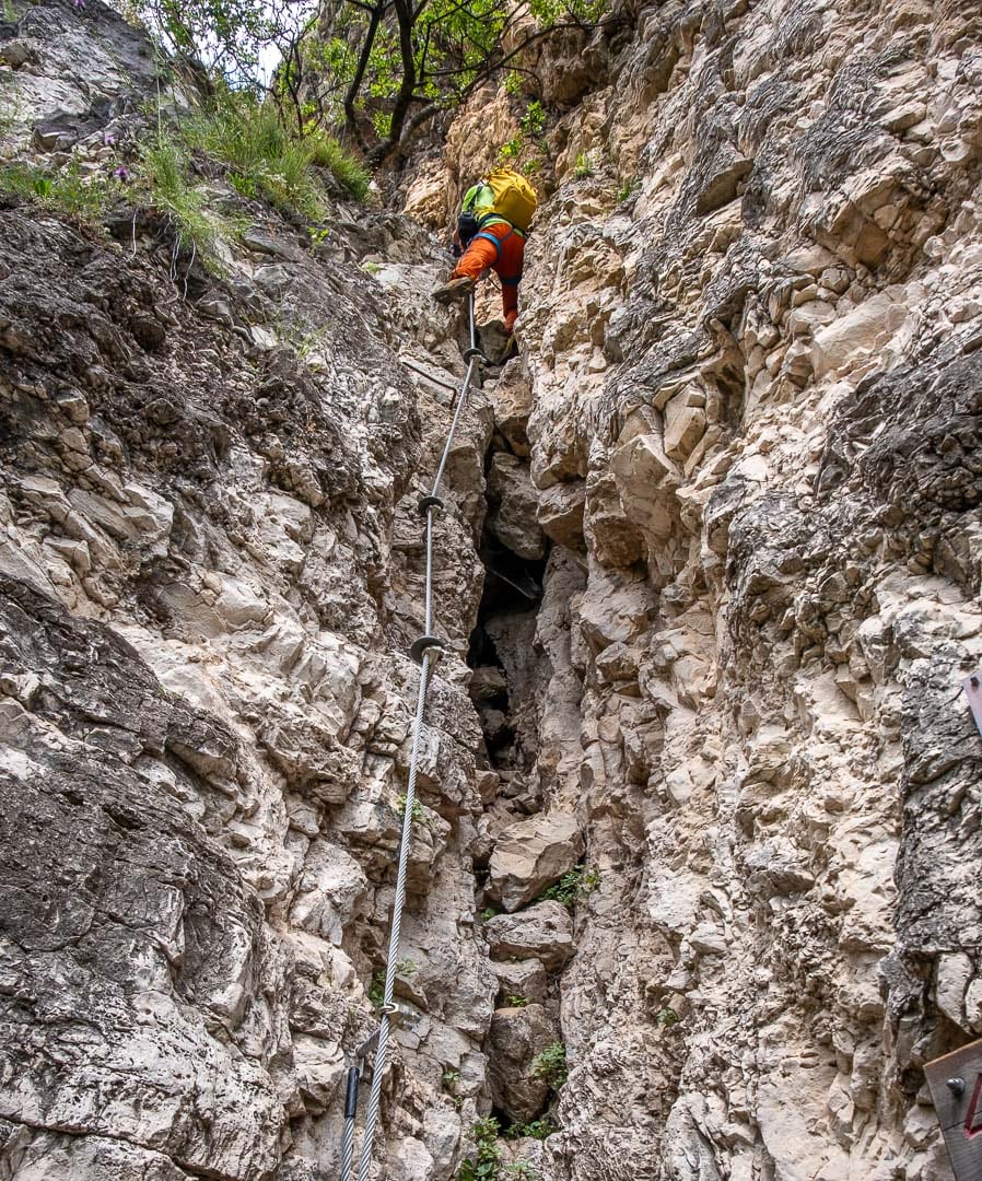 Ferrata Favogna - Fennberg - Dolomity na Ferratach - Przewodnik