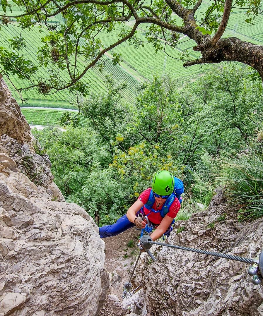 Ferrata Favogna - Fennberg - Dolomity na Ferratach - Przewodnik