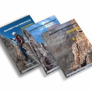DolomityNaFerratach komplet 3 części przewodników po Dolomitach