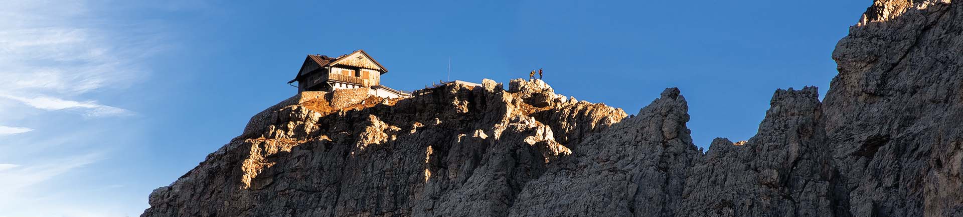 Schronisko Nuvolau na trasie Ferraty Ra Gusella