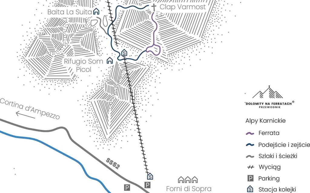 mapka Val Aurina